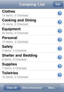 Camping list app camping apps Camping list app camping apps