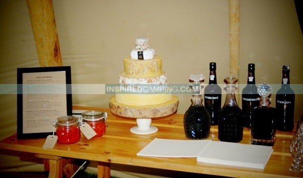 Festival wedding ideas cheese table