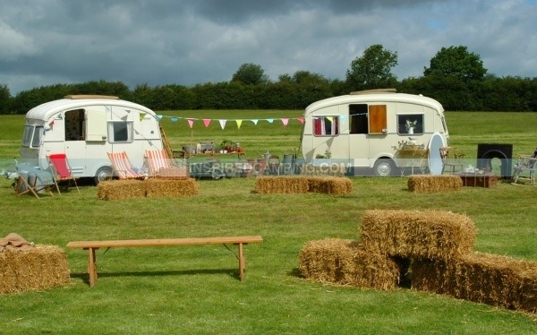 Festival wedding ideas vintage caaravans